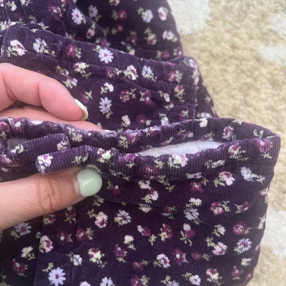 Vintage Baby Gap Floral Corduroy Romper - 18/24M - Picture 12 of 13